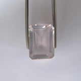 Rose Quartz octagon cut - 16x12mm