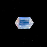 rainbow moonstone hexagon loose gemstone
