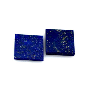 Lapis Lazuli square slice - 14 mm