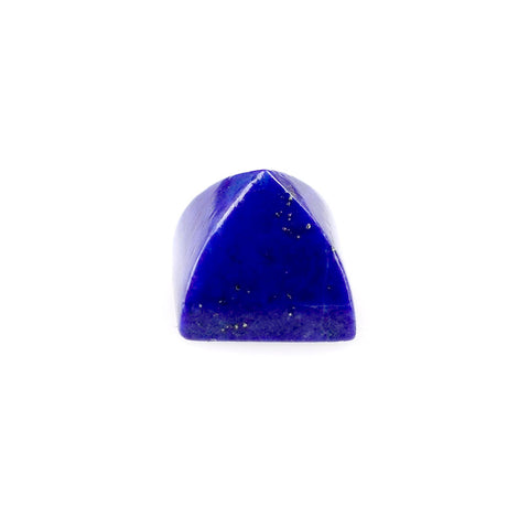 lapis lazuli pyramid cut cabochon 5mm gemstone
