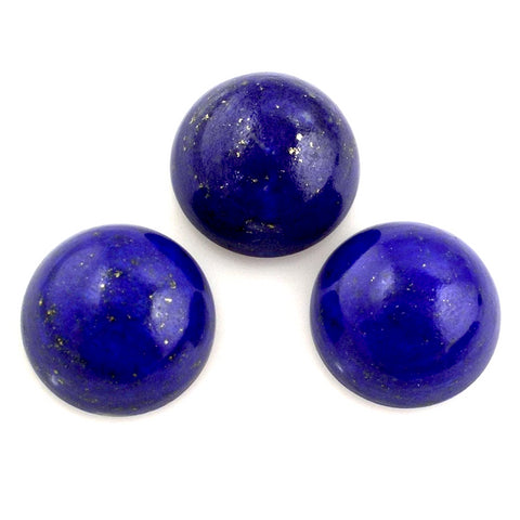 lapis lazuli round cabochon 6mm gemstone