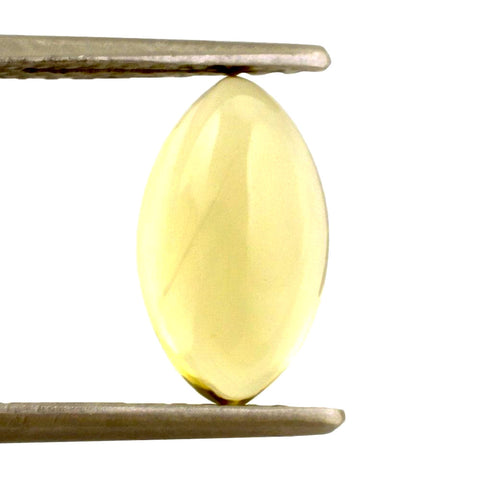lemon quartz marquise cut cabochon 12x7mm natural gemstone