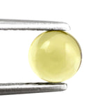 lemon quartz round cut cabochon 6mm loose stone