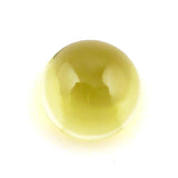 lemon quartz round cut cabochon 6mm genuine jewel