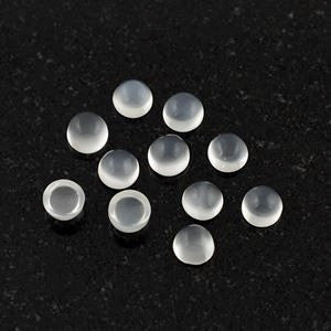 Moonstone round cabochon - 5mm (white)
