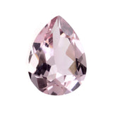 morganite pear cut 9x7mm pink natural gemstone