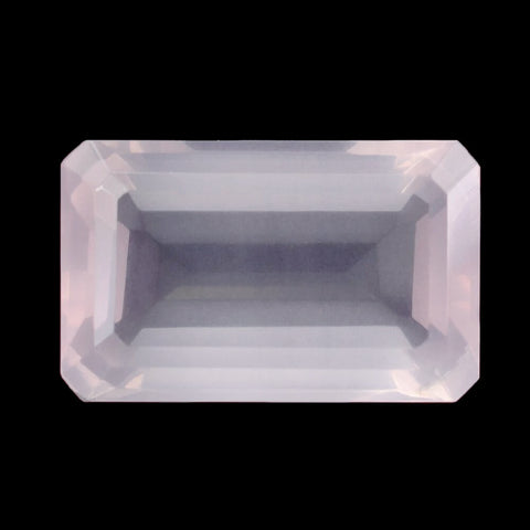 natural rose quartz octagon cut 16x10mm loose gemstone