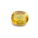 sapphire yellow gemstone cushion cut genuine extra quality