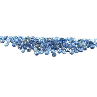 95 Saphirs Ronds Bleus - 11.10 Carats - 2.8mm - Pour Sertissage - Neuf Avec étiquettes