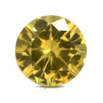 yellow sapphire round cut 2.5mm natural gemstone