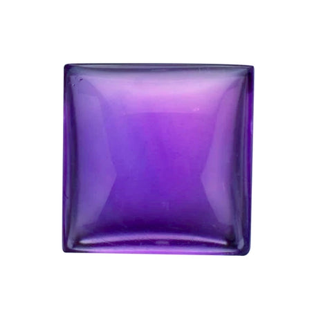 amethyst natural purple square cut cabochon 6mm gemstone