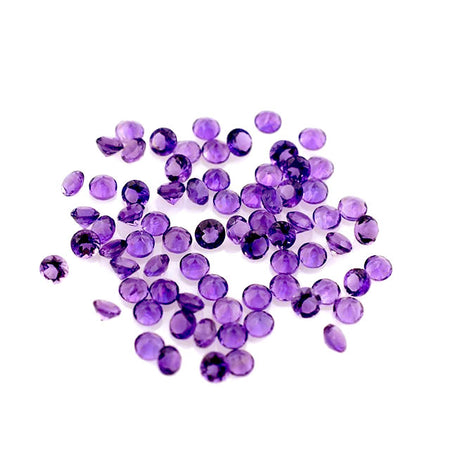Amethyst round cut - 3mm