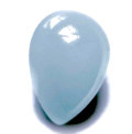 Aquamarine cabochon pear cut - 15 x 10 mm