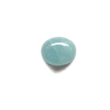 aquamarine blue cabochon oval cut gemstone 12x10mm loose stone