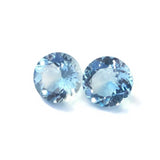 aquamarine round 8mm natural gem
