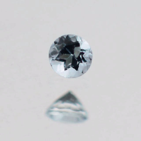 natural aquamarine round 8mm gemstone from Brazil