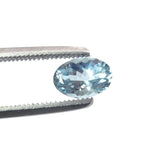 aquamarine blue oval cut 7x5mm loose gemstone