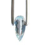 aquamarine pear cut 12x5mm genuine jewel