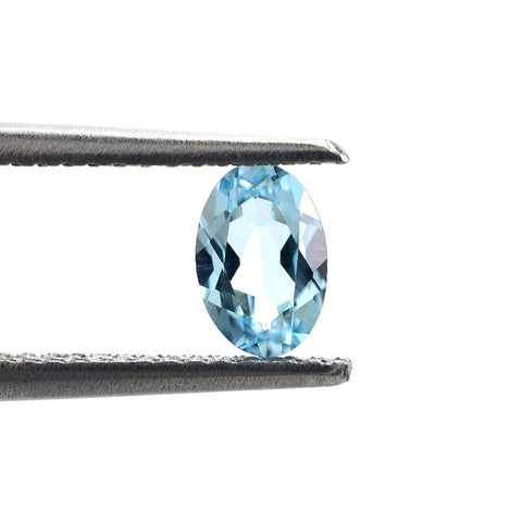 aquamarine oval cut 6x4mm loose gemstone