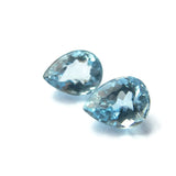 aquamarine blue pear cut 8x6mm beautiful gemstones