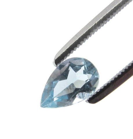 aquamarine pear cut 8x5mm loose stone