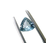 aquamarine blue trillion cut 6mm genuine jewel