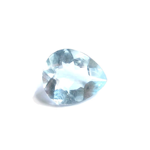 aquamarine blue pear cut 10x8mm loose gemstone