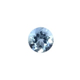 blue aquamarine round cut 6mm jewell