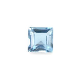 Aquamarine square cut - 6mm (AAAA)