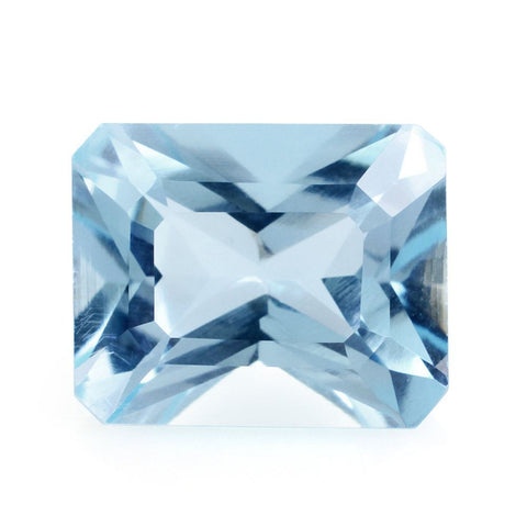 aquamarine radiant octagon cut 10x8mm natural loose gemstone