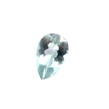 aquamarine pear cut 12x6mm natural gemstone