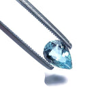 beautiful grade AA aquamarine pear cut 8x5mm loose gemstone