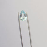 Aquamarine pear cut 12x7.5mm gemstone