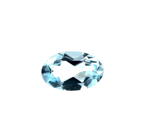 aquamarine blue oval cut 5x3mm loose gemstone