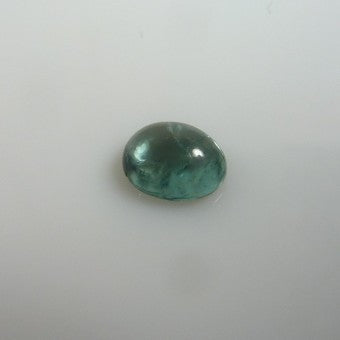 Bluish Green Tourmaline Cabochon - Oval Shape - 8 x 6  mm