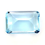 sky blue topaz octagon cut 16x10mm loose gemstone