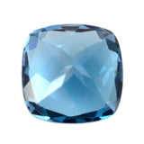 London blue topaz cushion cut 9mm genuine jewel