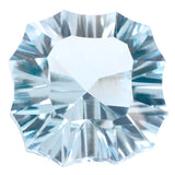 sky blue topaz fancy concave cushion cut 8mm gemstone