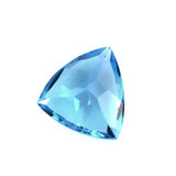 Swiss blue topaz trillion cut 10mm natural stone