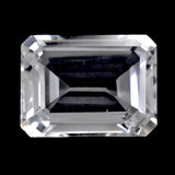crystal quartz octagon emerald cut 12x10mm natural stone