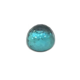 tourmaline blue cabochon round rose-cut 6mm loose gemstone 