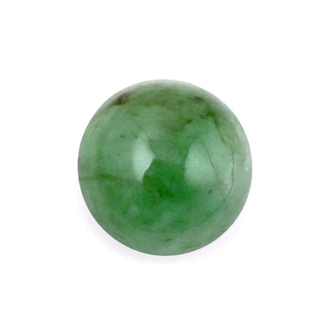 emerald cabochon round 8mm loose gemstone