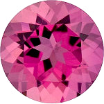 Tourmaline round cut - 6mm (rose-pink)