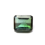 tourmaline green octagon emerald cut 6.5x5.5mm loose jewel