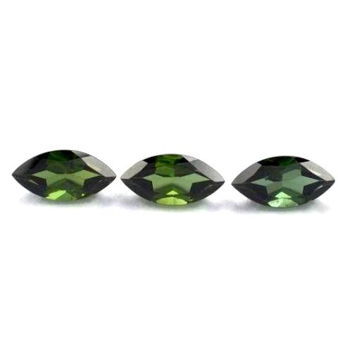 tourmaline marquise cut green 6x3mm loose gemstone