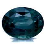 teal tourmaline oval cut 8x6mm gemstone