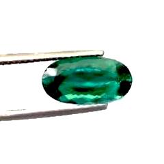 tourmaline green teal oval cut 6x4mm loose gemstone