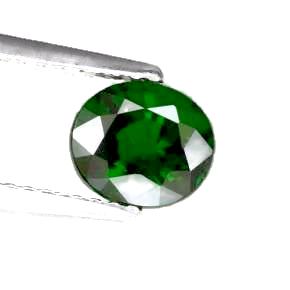 natural genuine green tourmaline oval cut 6x5.5mm gemstone