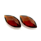 garnet red marquise cut 7x3.5mm gemstone