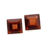 garnet square cut 3.5mm gemstone